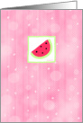 Watermelon blank note card