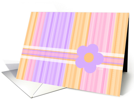 Sherbet Daisy card (84273)