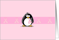 Pink Ribbon Penguin