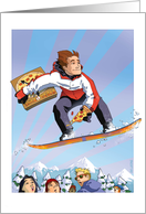 Snowboarder card