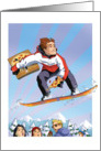 Snowboarder card