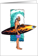 Surfer Dude card