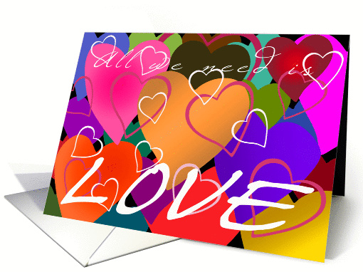 All We Need Is Love card (107467)