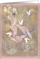 Dove Song Get Well Soon card