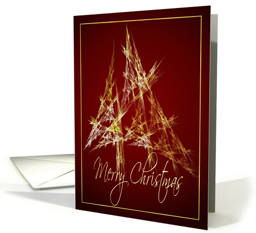 Abstract Merry Christmas card (112154)