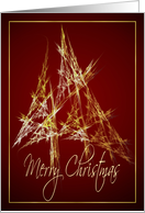 Abstract Merry Christmas card