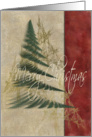 Christmas Tree Textures card