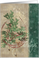 Ornaments and Snowflakes card