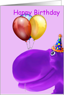 Happy Hippo Purple...