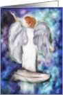 Angel Feather from God above Inspirational Uplifting God angels card