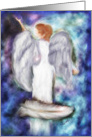 Angel Feather from God above Inspirational Uplifting God angels card