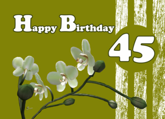 Happy 45 Birthday,...