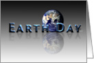 Happy Earth Day Blue planet Earth Legacy Awareness environment awareness celebration,type reflection card