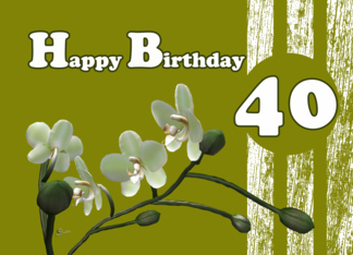 Happy 40th Birthday,...