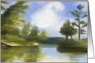 Islands on Blue Mountain Lake card