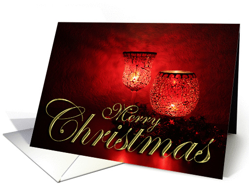 Candlelight Christmas card (119507)