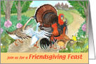 Invitation - Friendsgiving Feast, Fowl Friends card