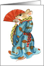 Robed Rat - Happy Year of the Rat card