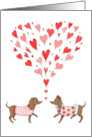 Valentine’s Day Puppy Love card