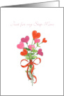 Step-mom Mother’s Day Heart Bouquet card