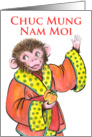 Happy Vietnamese Year of the Monkey -Chuc Mung Nam Moi card