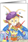 Grandson Bunny Easter Egg Artist card