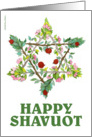 Shavuot Star card