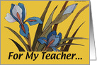 For My Teacher Iris - Birthday card