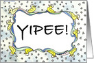 Expecting Announcement Duckie Yipee! card