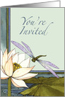 Invitation - Dragonfly Pond card