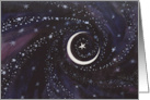 New Moon Blank card