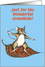 Thanksgiving Mouse, Grandkids card