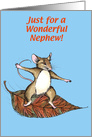 Thanksgiving Mouse, Nephew card