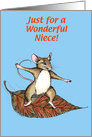 Niece Thanksgiving Mouse card