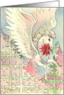 Christmas Poinsettia Pegasus card