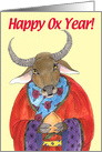 Happy Ox Year card