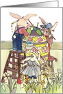 Grandparents 3 Easter Bunnies card