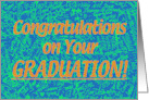 Grad Congratz Blue card