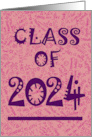 2024 Grad Congrats Pink card