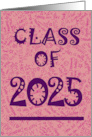 2025 Grad Congrats Pink card