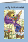 Grandparents Day Great Grandpa Bear card