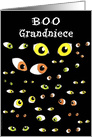 Halloween Eyes, Grandniece card