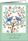 Anniversary Husband Blue Doves card