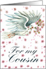 Communion Cousin Spring Dove card