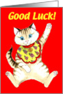 Tet Lucky Cat card