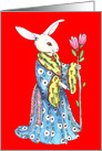 Red Robed Hare, Blank Note card