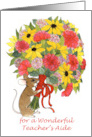 Teacher Appreciation Day Teacher’s Aide Mousie Bouquet card