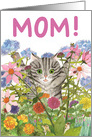 Mother’s Day, Mom! Striped Kitty card