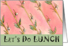 Lunch Invitation Bamboo card