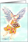 Birthday Flying Pig card